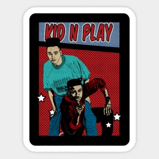 Kid N Play Pop Art Comic Style Sticker